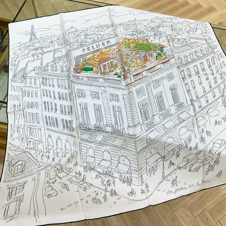 Large Square Silk Scarf
