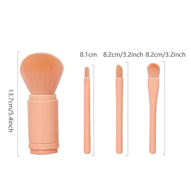 4-in-1 Travel Makeup Brush Set - image 4
