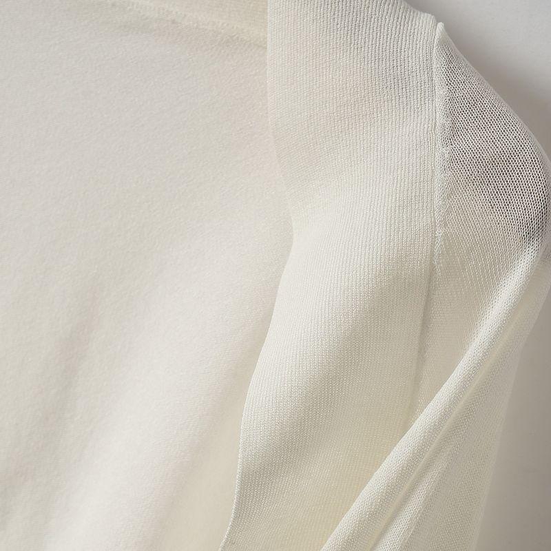 Shawl Outer Match Women's Summer Sun Protection Cardigan Short Ice Silk Knitted Air Conditioning Shirt - image 3