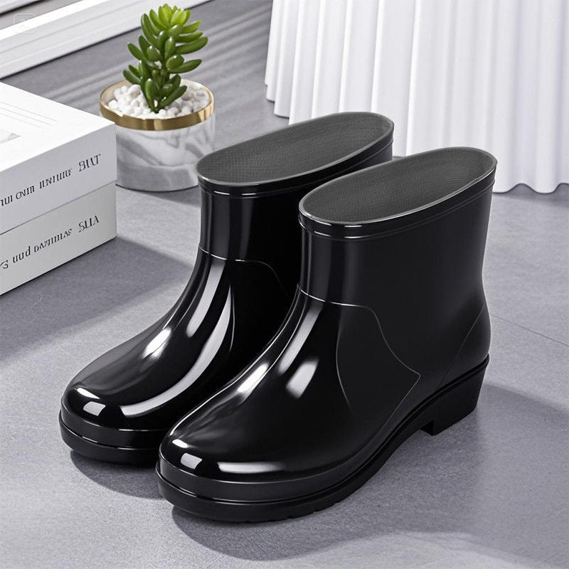 Women's Low Cut Waterproof Rain Boots