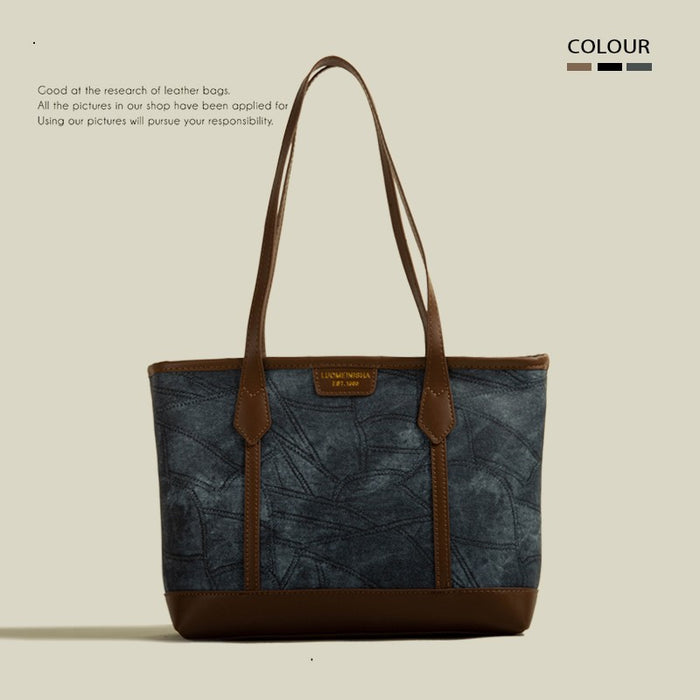 Quilted Rhombus Tote Bag