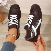 Women's Retro Lace-Up Sneakers - image 10