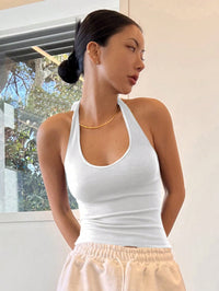 DAZY Solid Backless Halter Top - image 5