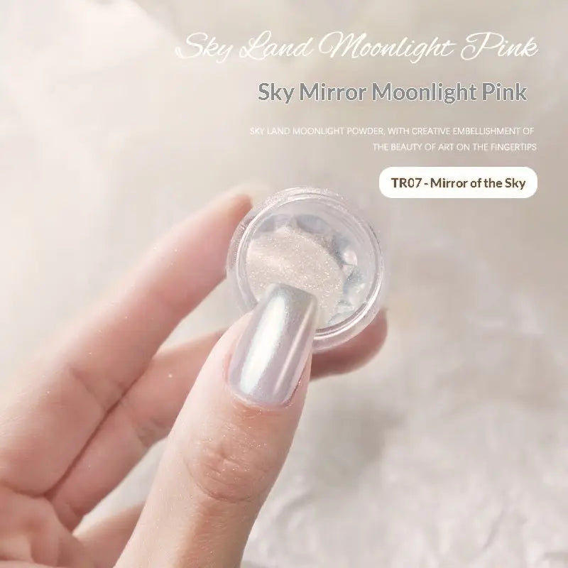 Polvo para uñas efecto espejo Moonlight - image 6