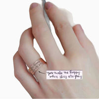 Custom Engraved Name Couple Rings - image 5