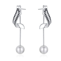 Pearl Tassel Drop Earrings - image 3
