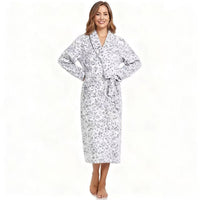 Women's Fleece Plush Warm Long Robe - image 2