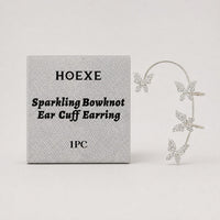 Rhinestone Bow Ear Cuff - image 1
