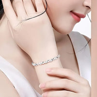 Minimalist Bracelet -Exquisite Textured Patterns, Moderate Chain Thickness - image 6