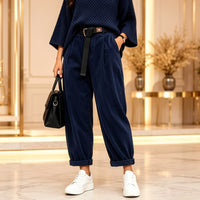 Plus Size Corduroy Casual Trousers - image 6