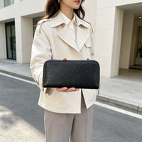Printed Zip Long Clutch Wallet - image 4