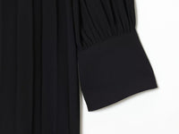 Puff Sleeve Pleated Mini Dress - image 5