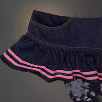 Women's Pleated Denim Skirt - image 2