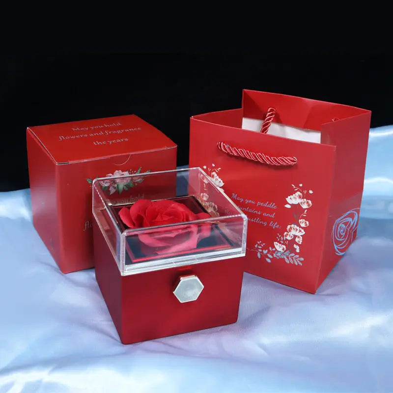 Rotating Rose Jewelry Gift Box - image 3