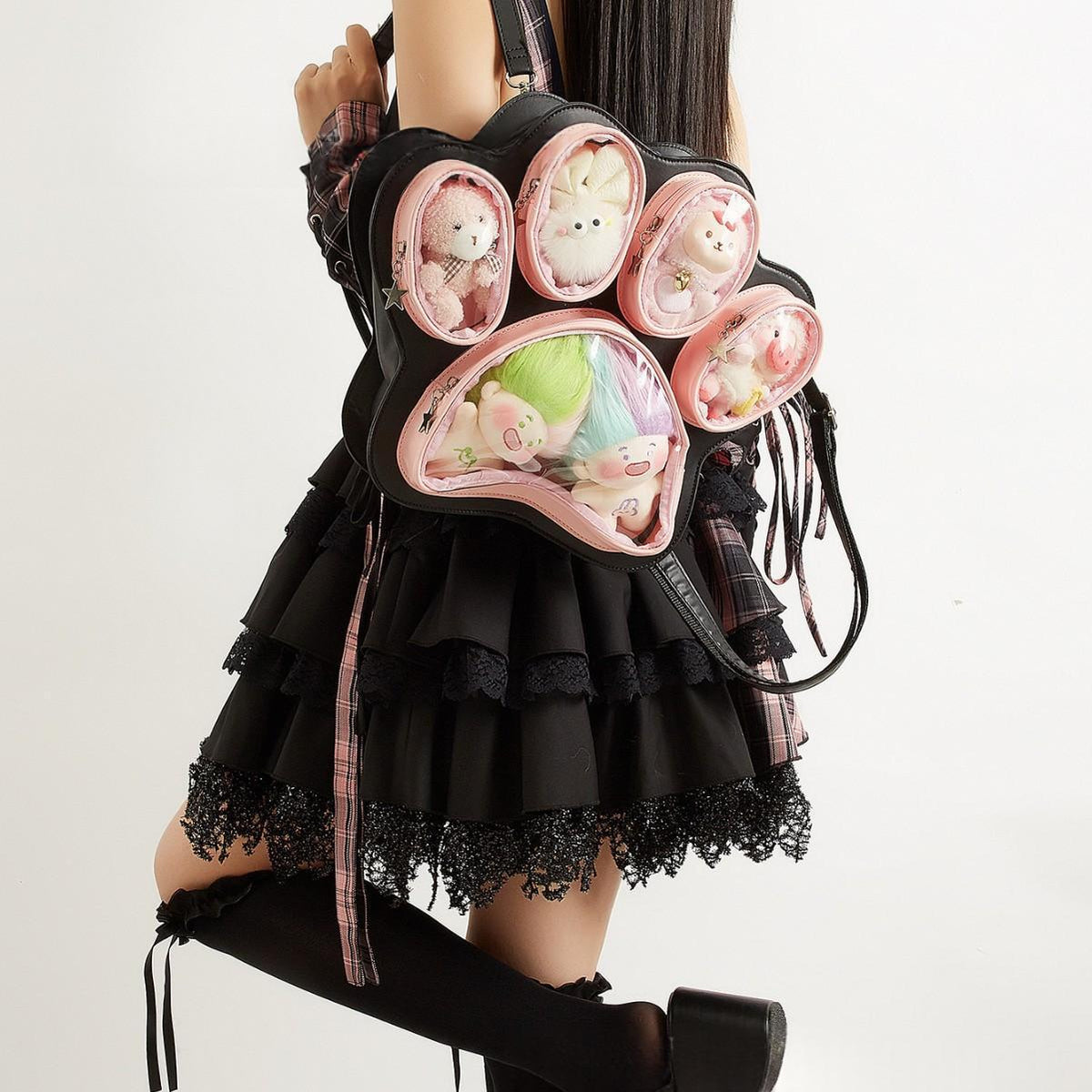 Cute Cat Paw Large Capacity Pencil Bag - image 2
