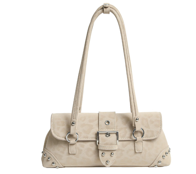 Retro Leopard Print Shoulder Bag - image 5