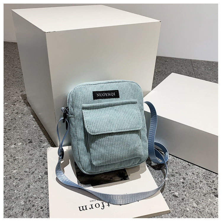 Corduroy Canvas Crossbody Bag - image 10