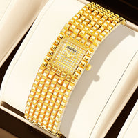 Vintage Petite Gold Quartz Watch - image 1