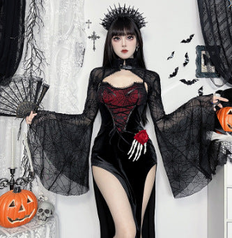 Women's Gothic Style Smock Top - image 4