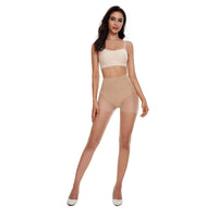 4 Pairs Women's Sheer Control Top Tights, 20 Denier - image 3