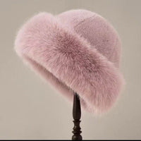 Women's Faux Fur Winter Hat - image 7