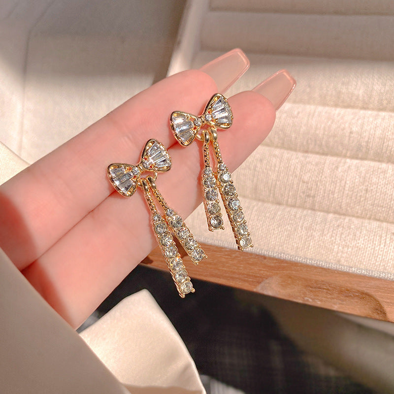 Pendientes de mariposa de cristal - image 2