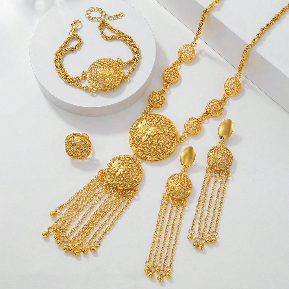 Butterfly Crystal Jewelry Set - image 2