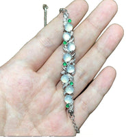 Jade Green Ice Chalcedony Bracelet - image 6
