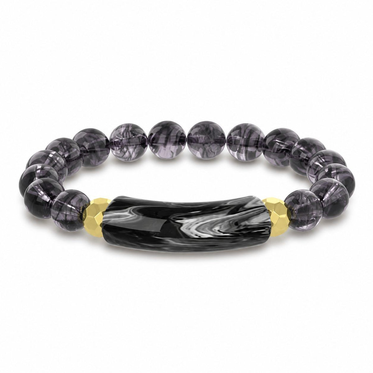 Black Chip Bead Bracelet - image 7