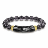 Black Chip Bead Bracelet - image 7