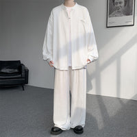 Women's Minimalist Two-Piece Shirt Set - image 1