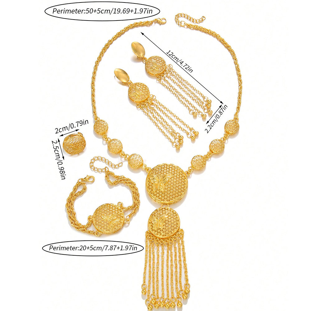 Butterfly Crystal Jewelry Set - image 4