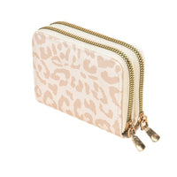Leopard Print Dual Zip Coin Purse - image 5