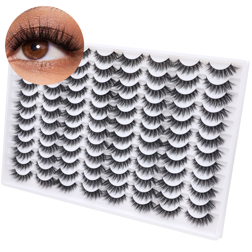 3D Faux Mink False Eyelashes - Style 12 - image 5