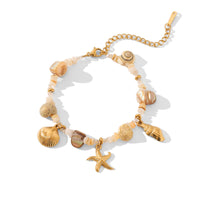 Starfish & Shell Stainless Steel Bracelet - image 4