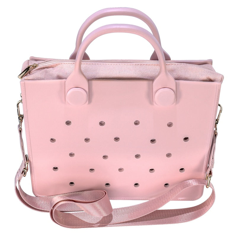 Women's EVA Beach Tote Bag with Charms, Waterproof - image 11