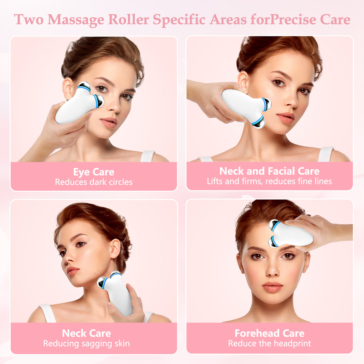Microcurrent Facial Massager - White - image 4