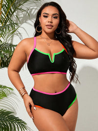 Elegant And Fashionable Women's Style Women's Swimsuit For Beach Vacation Stylish One Piece With High Neck - image 1