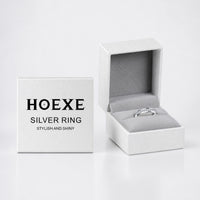Silver Tone Rhinestone Ring - image 1