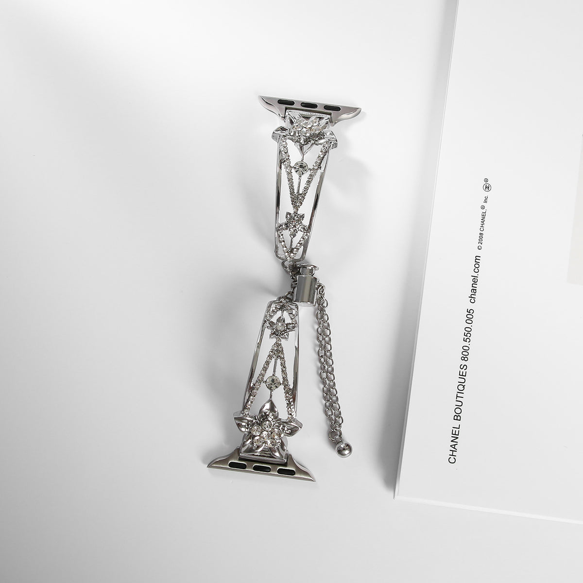 Starburst Rhinestone Watch Chain Band - image 7