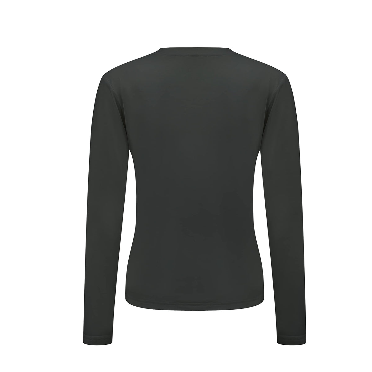 Women's Basic Crew Neck Long Sleeve Fitted Top - image 5