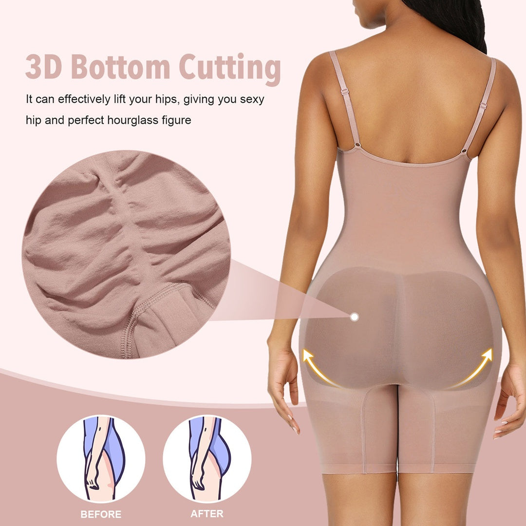 Women's Tummy Control Butt Lifter Seamless Shapewear Bodysuit - image 8
