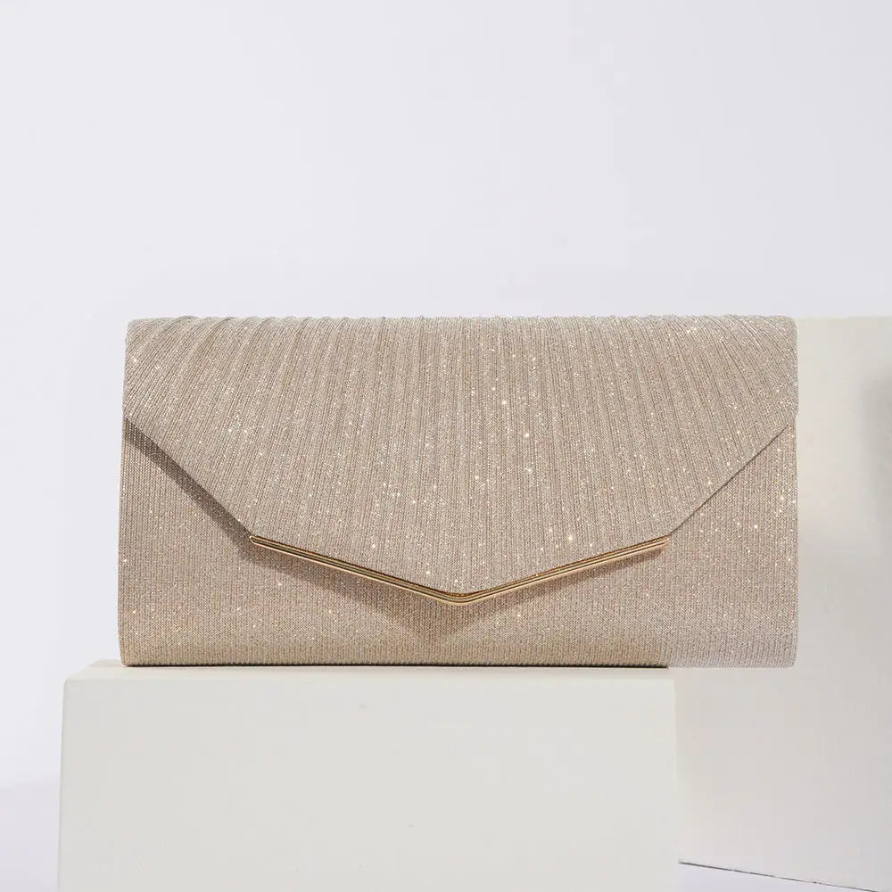 Clutch de noche estilo vintage con solapa - image 3