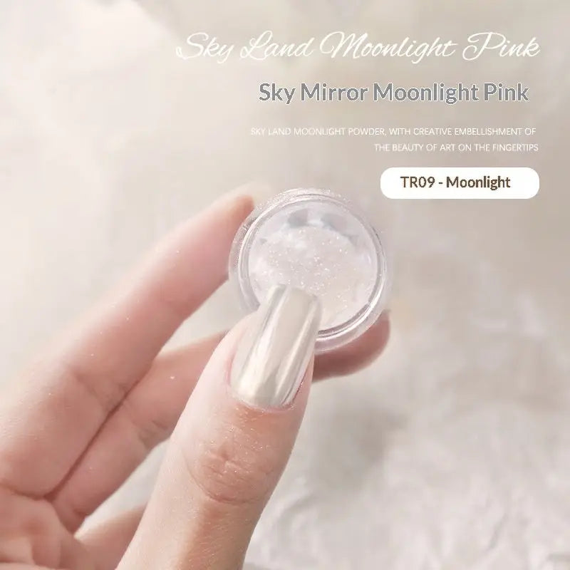 Polvo para uñas efecto espejo Moonlight - image 7
