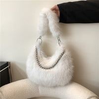 Faux Fur Crossbody Bag - image 3
