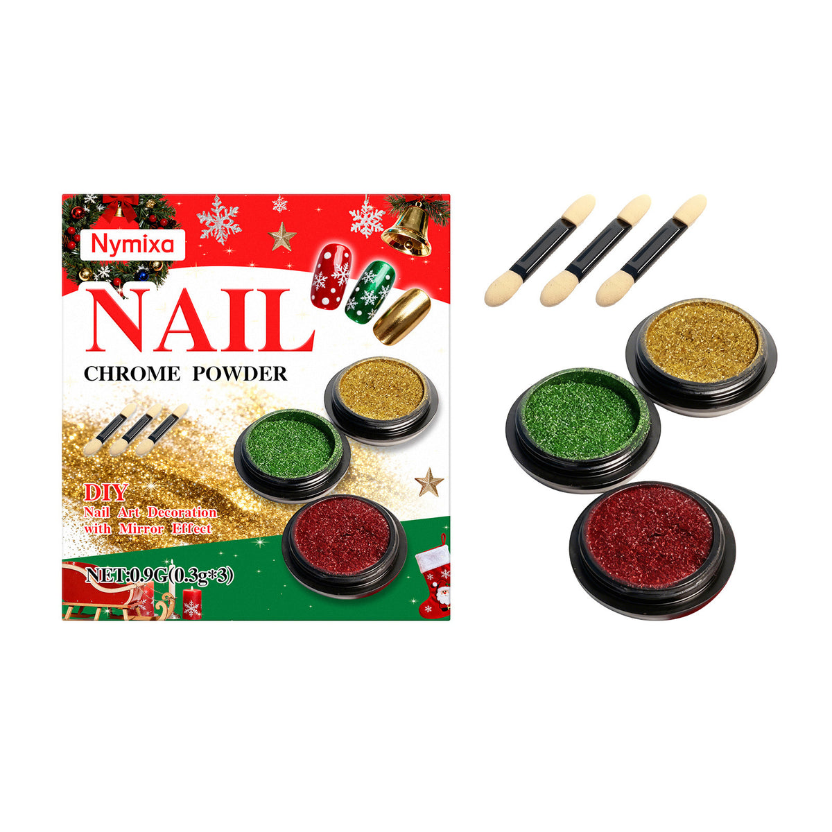 Glitter Mirror Nail Art Kit