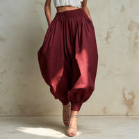 Women's High Waist Elastic Bloomer Shorts - image 4