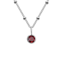 Stainless Steel Birthstone Necklace - image 5