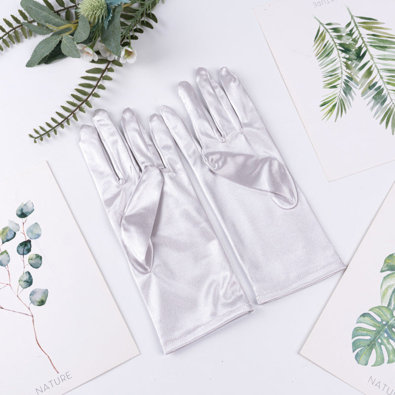 Satin Long and Short Gloves - image 12