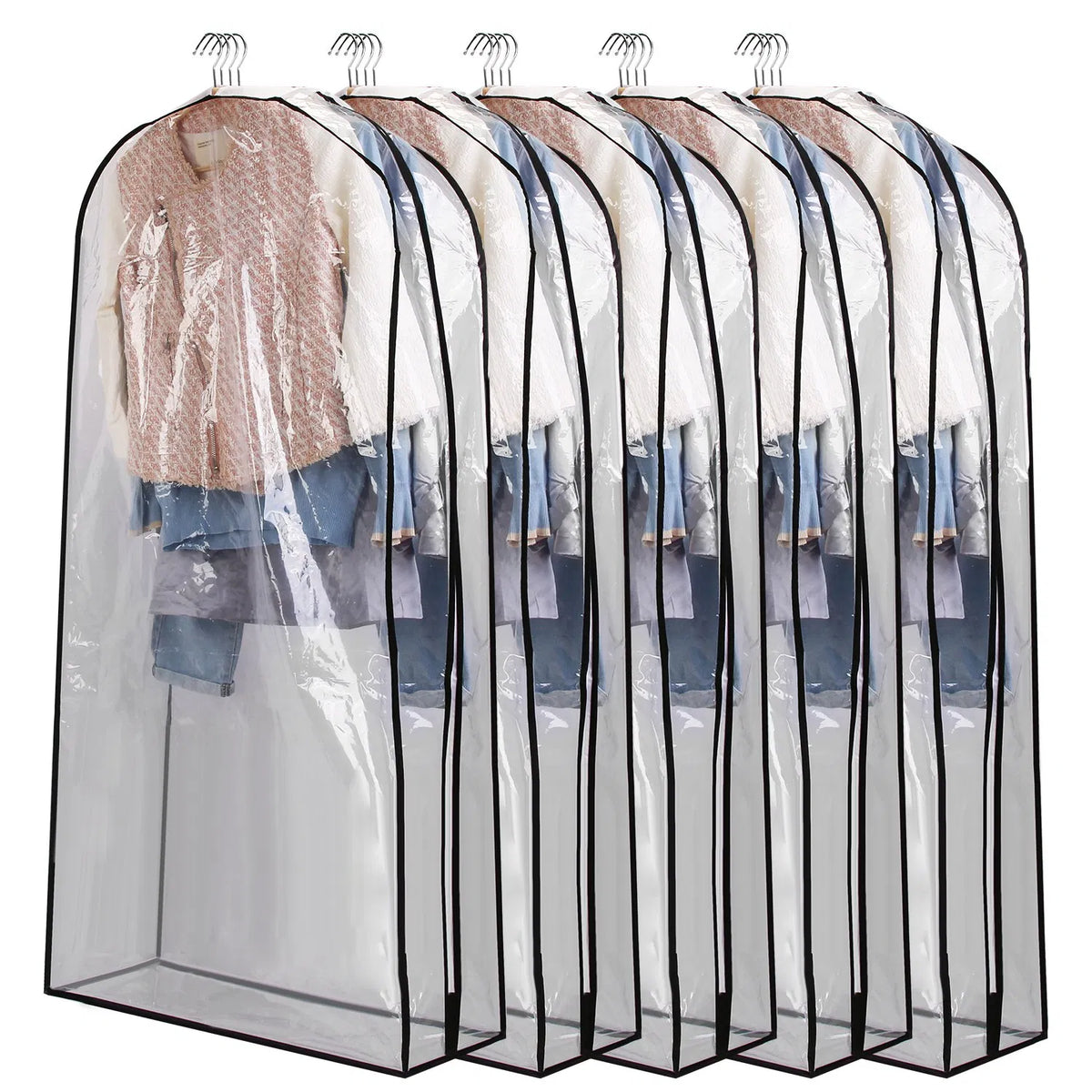 Paquete de 5 fundas transparentes para colgar ropa - image 8
